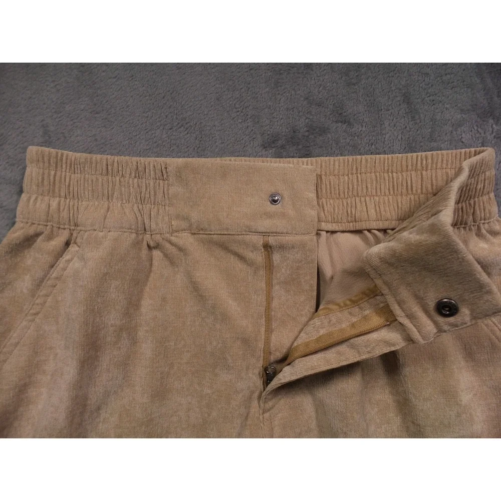 Nike Air Jordan Pants Womens Size Medium Brown Corduroy‎ Chicago Cargo Pockets